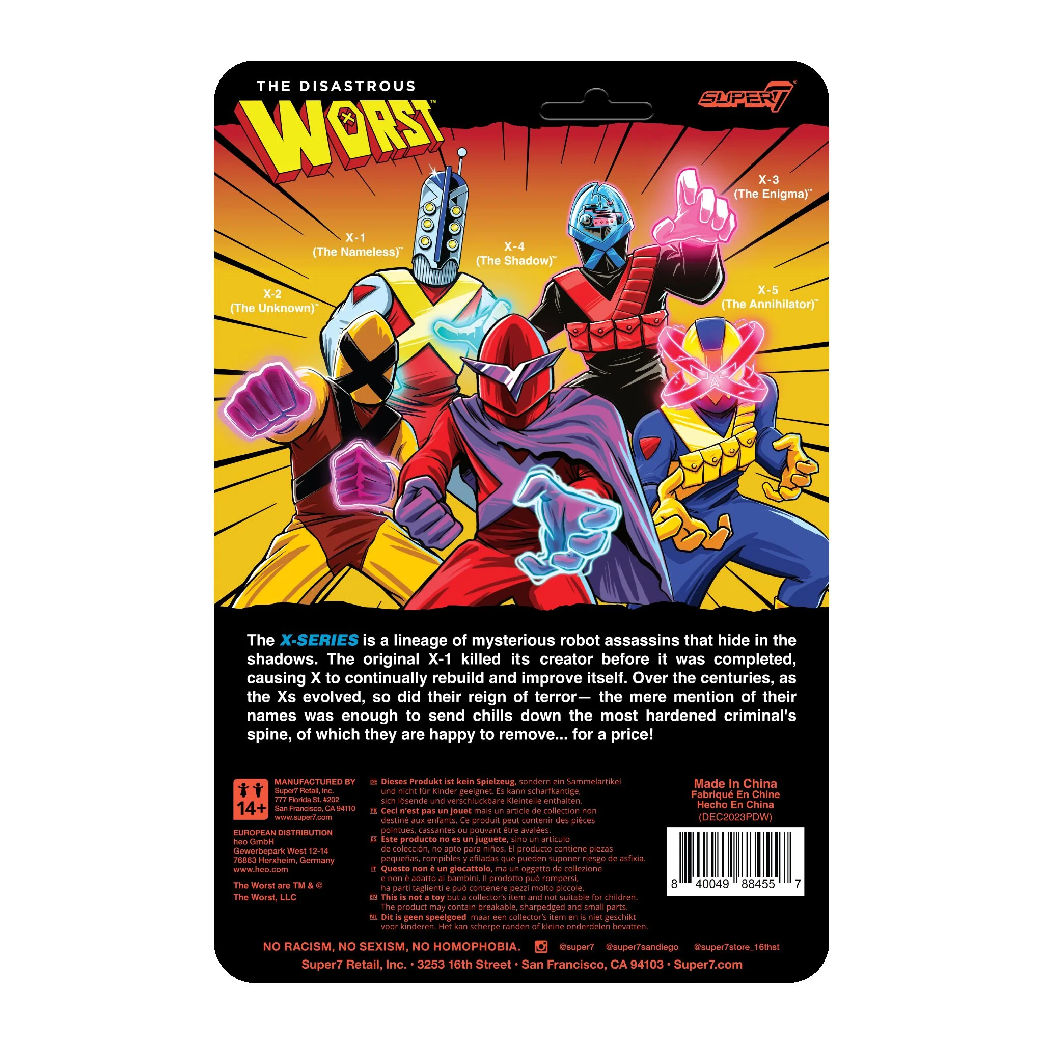 The Worst ReAction Figures Wave 05 (Mutant Team) - X2 (The Unknown) - Image 5