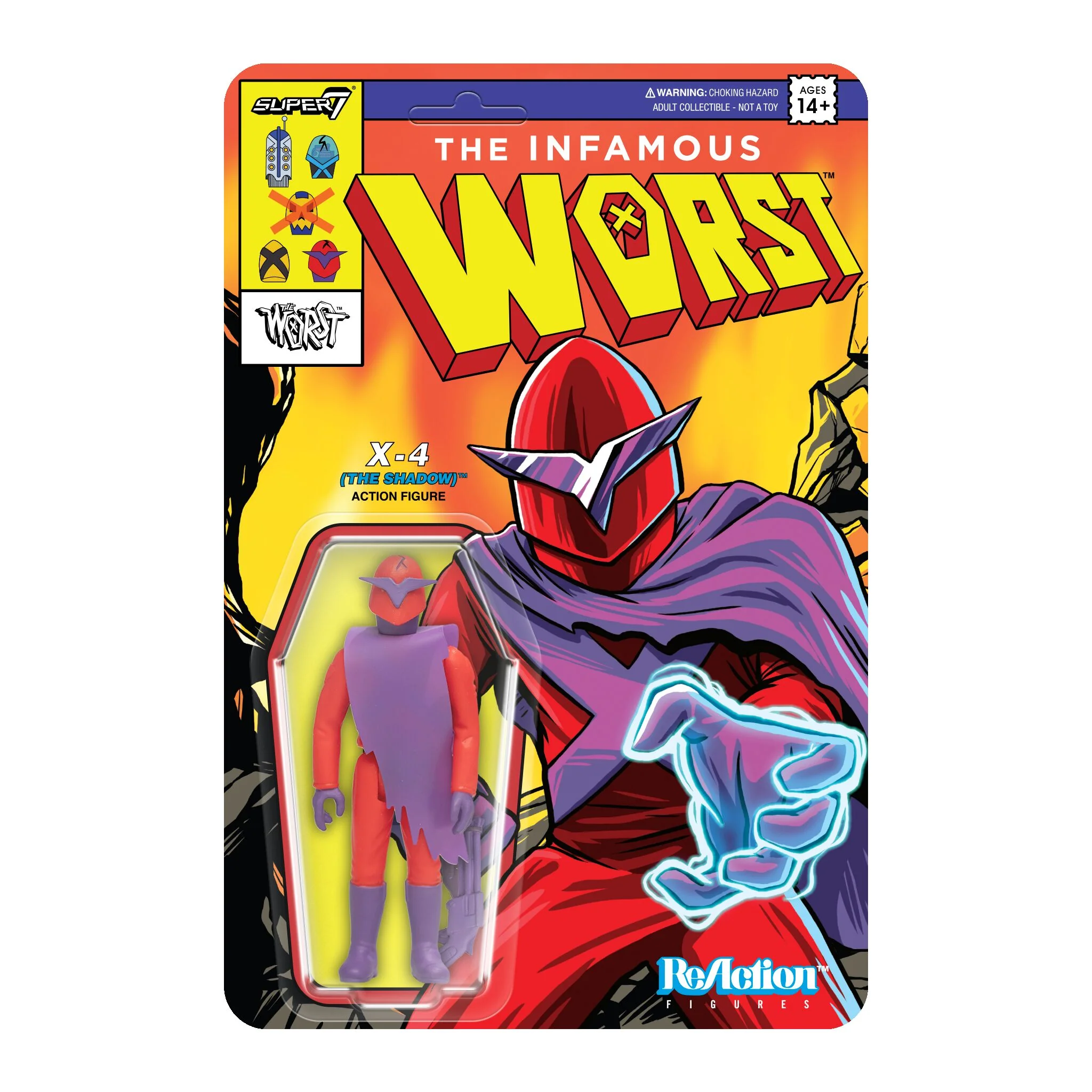 The Worst ReAction Figures Wave 05 (Mutant Team) - X4 (The Shadow)