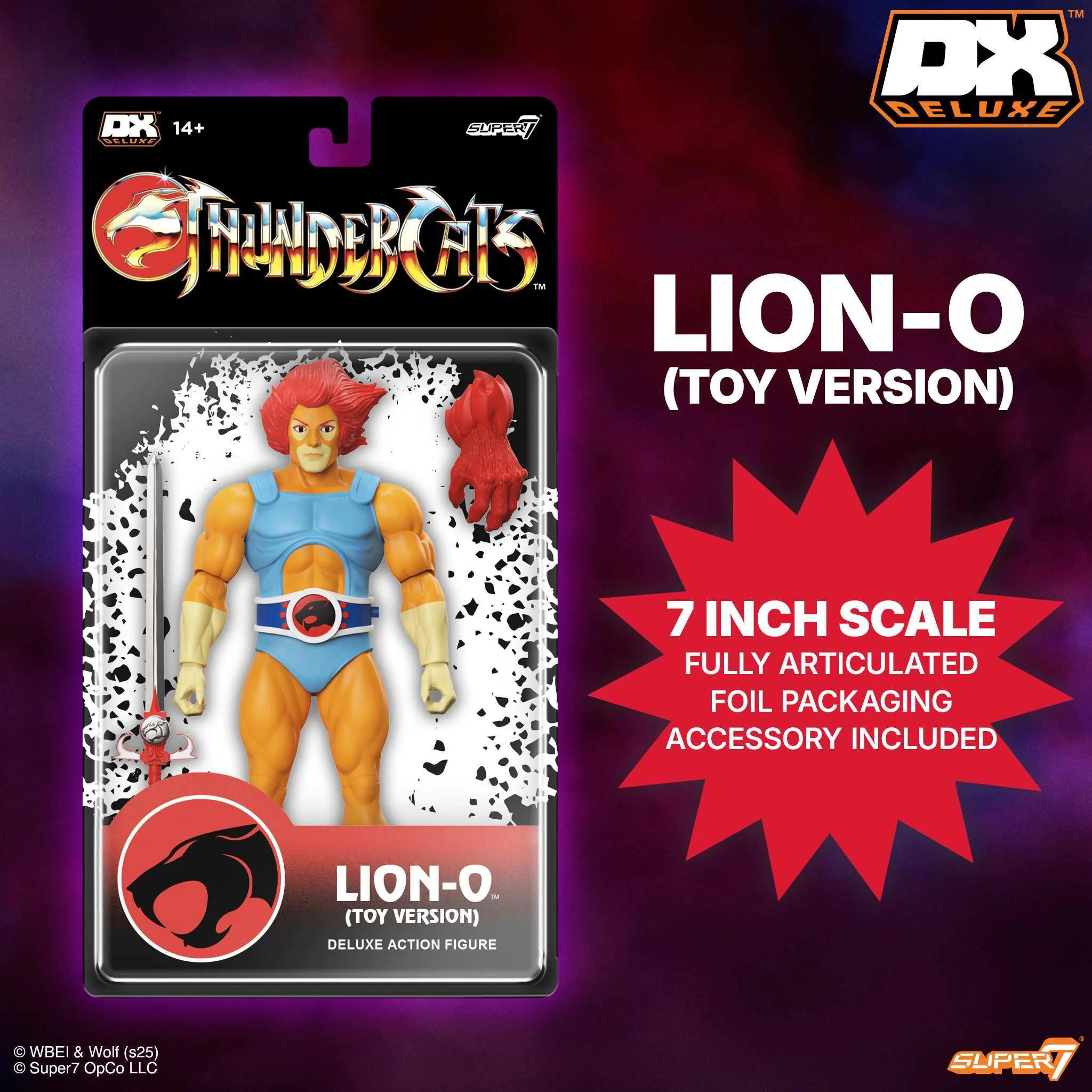 ThunderCats DELUXE Wave 03 - Lion-O (Toy Recolor) - Image 2