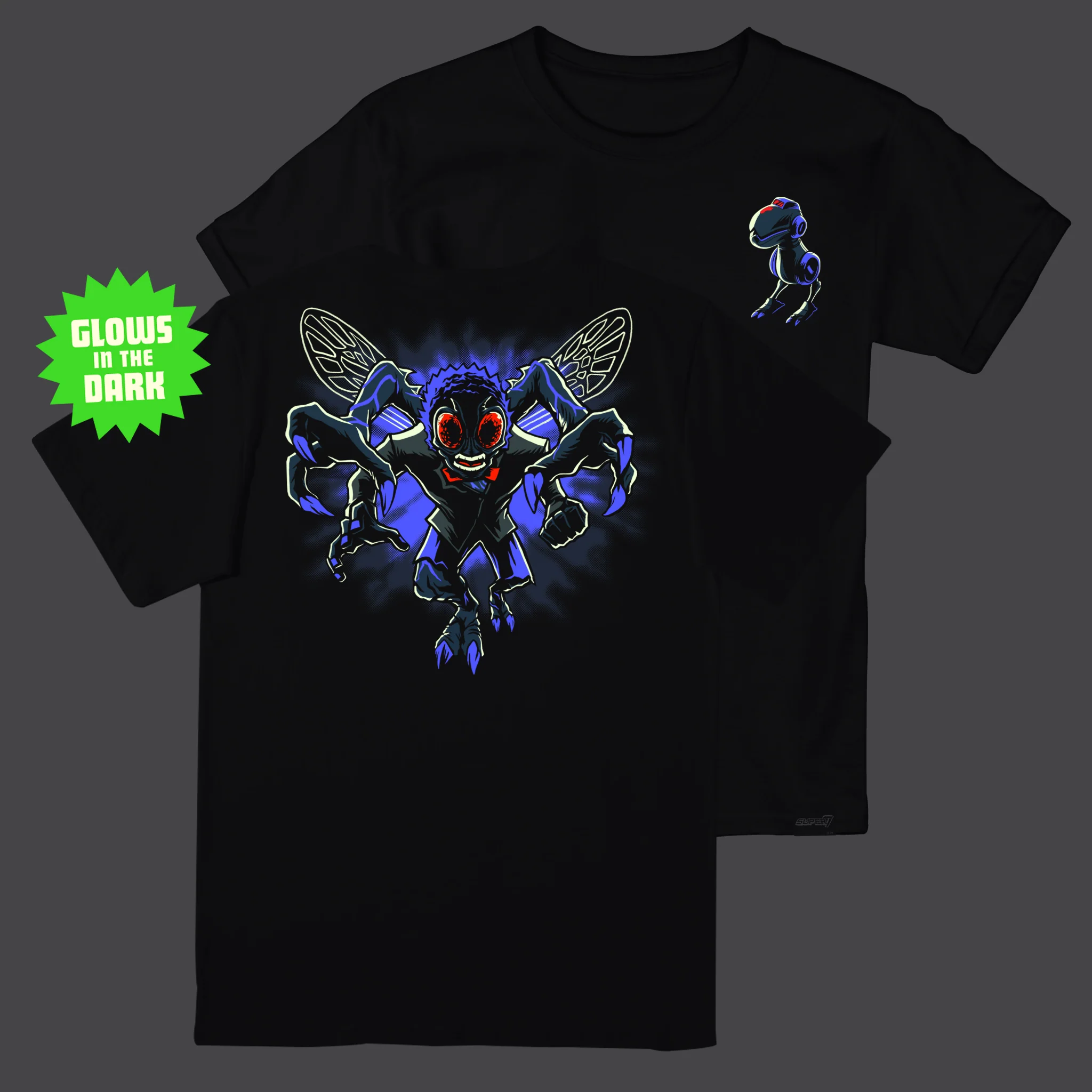 Teenage Mutant Ninja Turtles T-Shirt - Baxter Stockman Glow-in-the-Dark (SDCC 2020) - Image 4