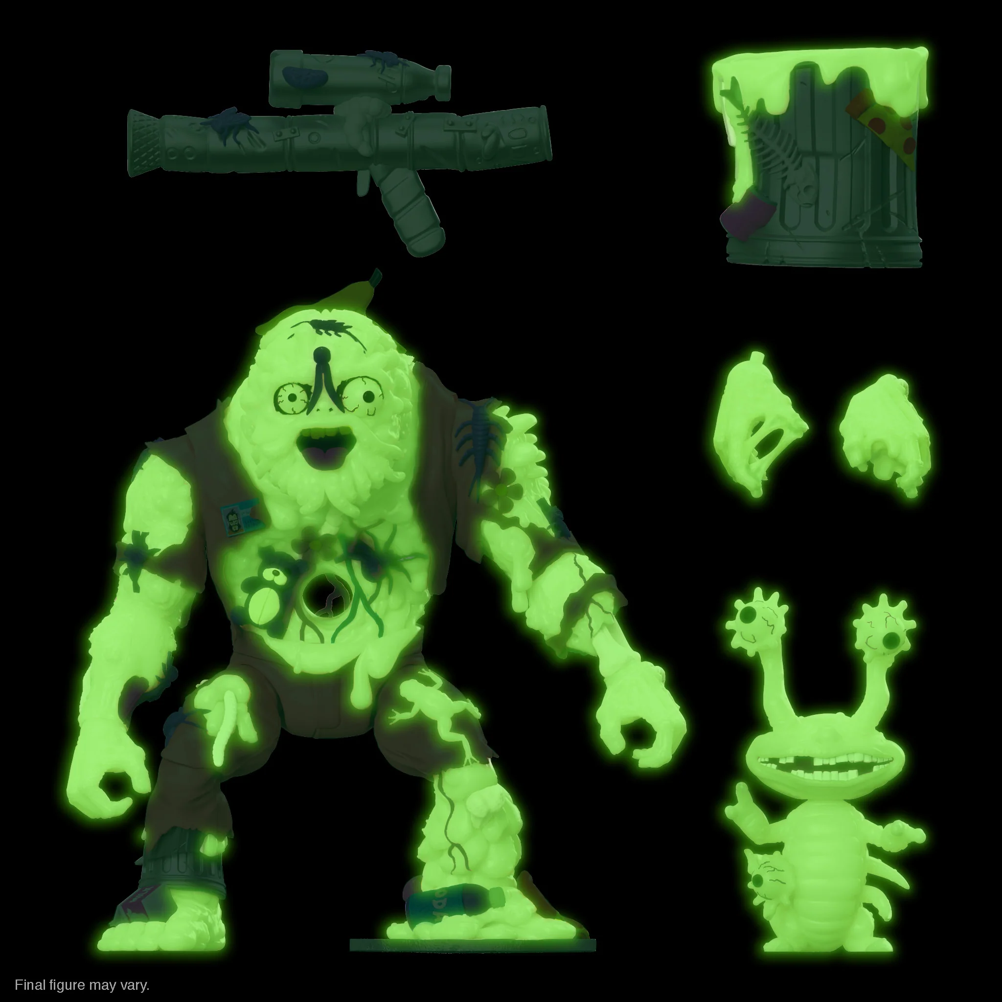 TMNT ULTIMATES! Wave 4 - Muckman & Joe Eyeball (Glow) [NYCC] - Image 3
