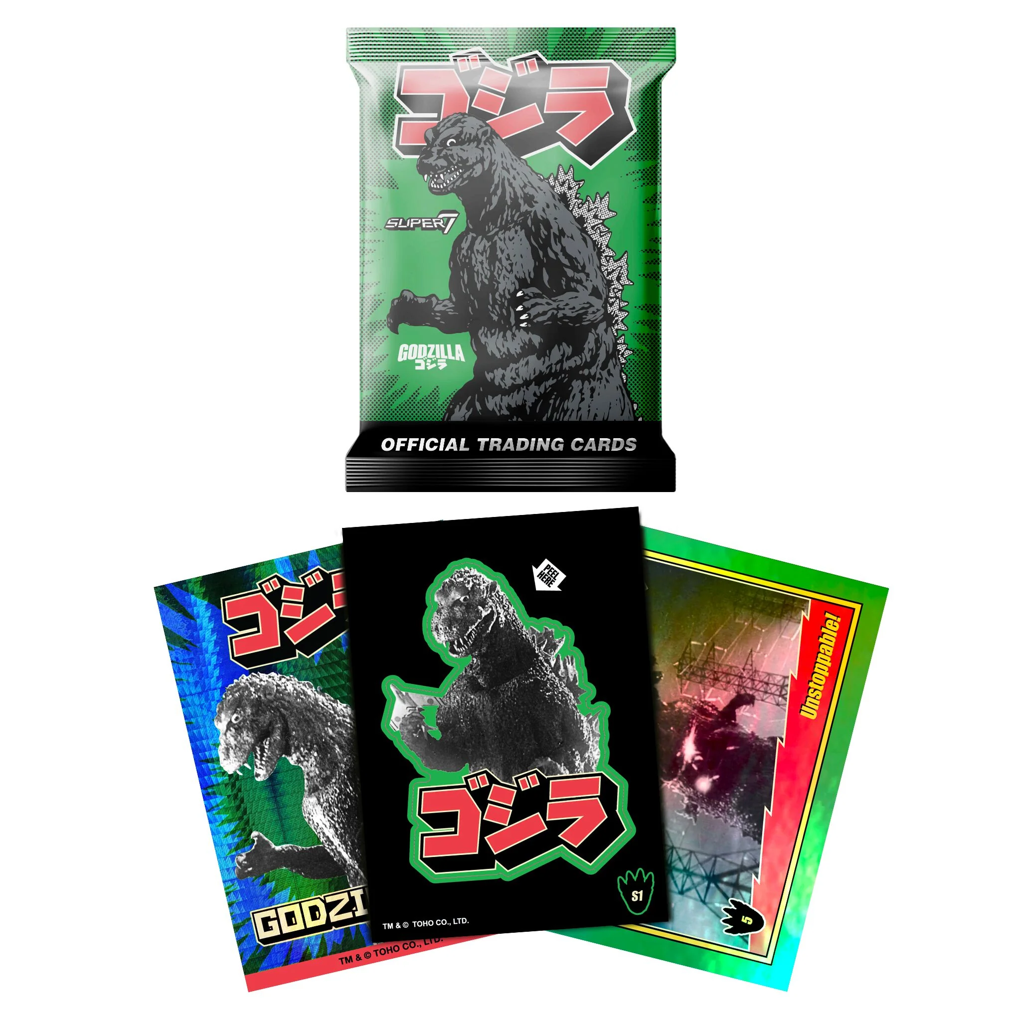 Toho Foil Pack Trading Cards - Showa Series 1 - Boxed PDQ - Image 3