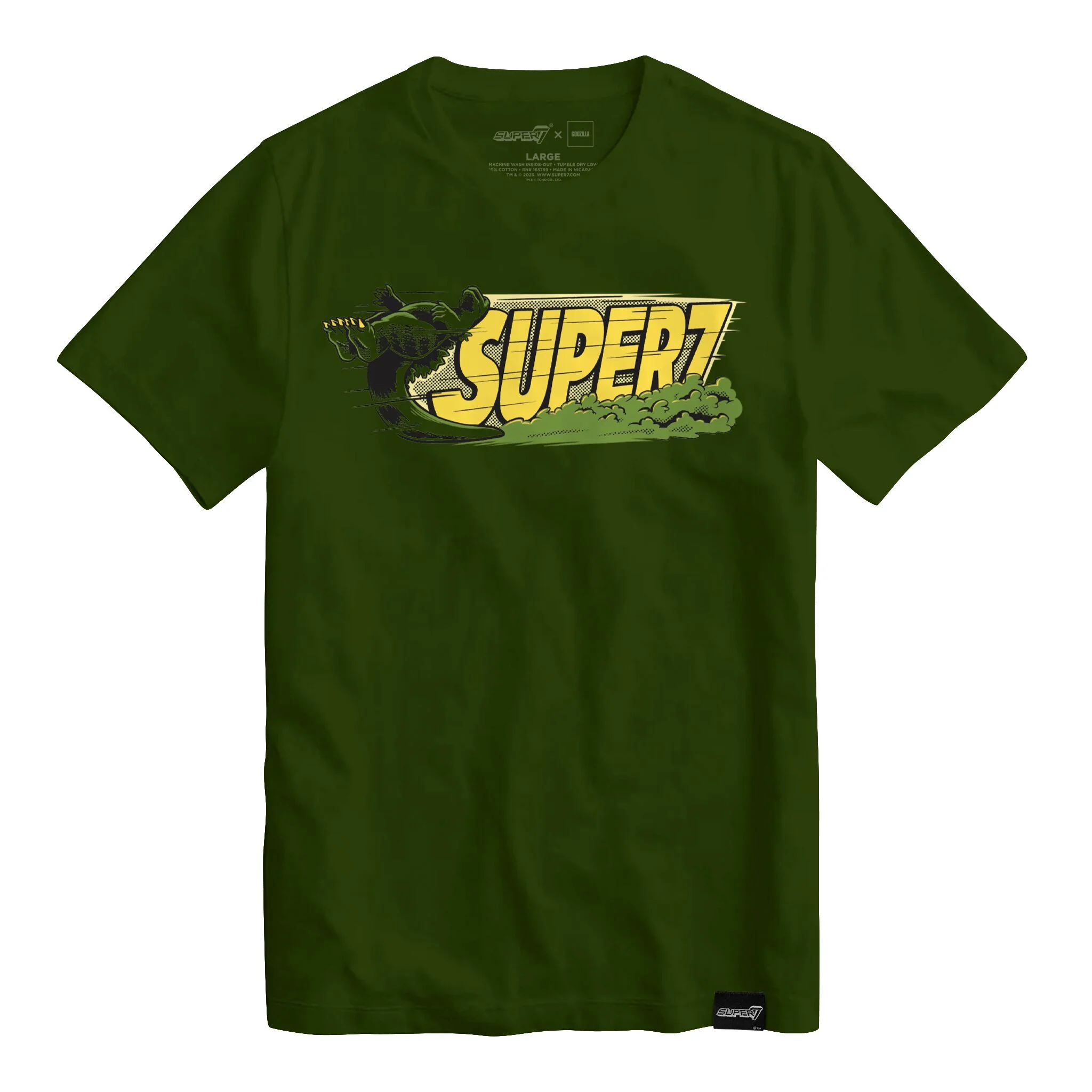 Toho Godzilla Tail Slide T-shirt - Image 2