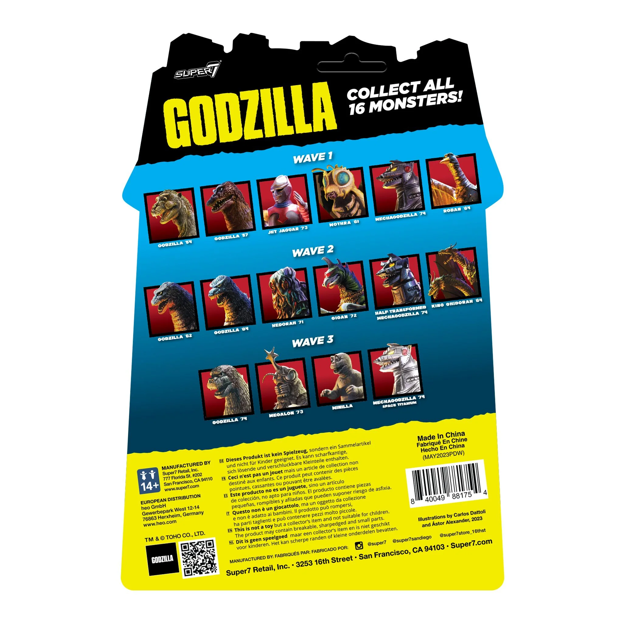 Toho ReAction Figures - Gigan (Toy Recolor) - Image 5