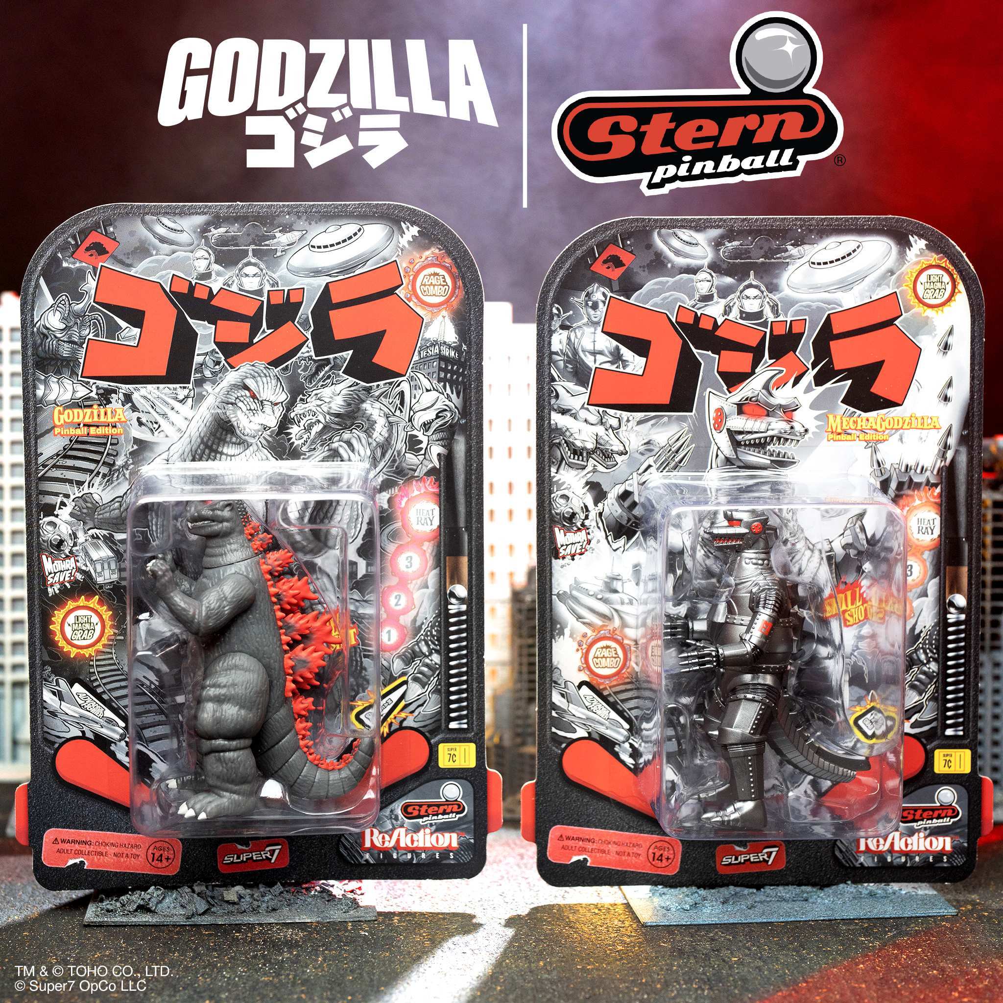 Toho ReAction Figures - Godzilla '84 (70th Stern Pinball ) - Image 4