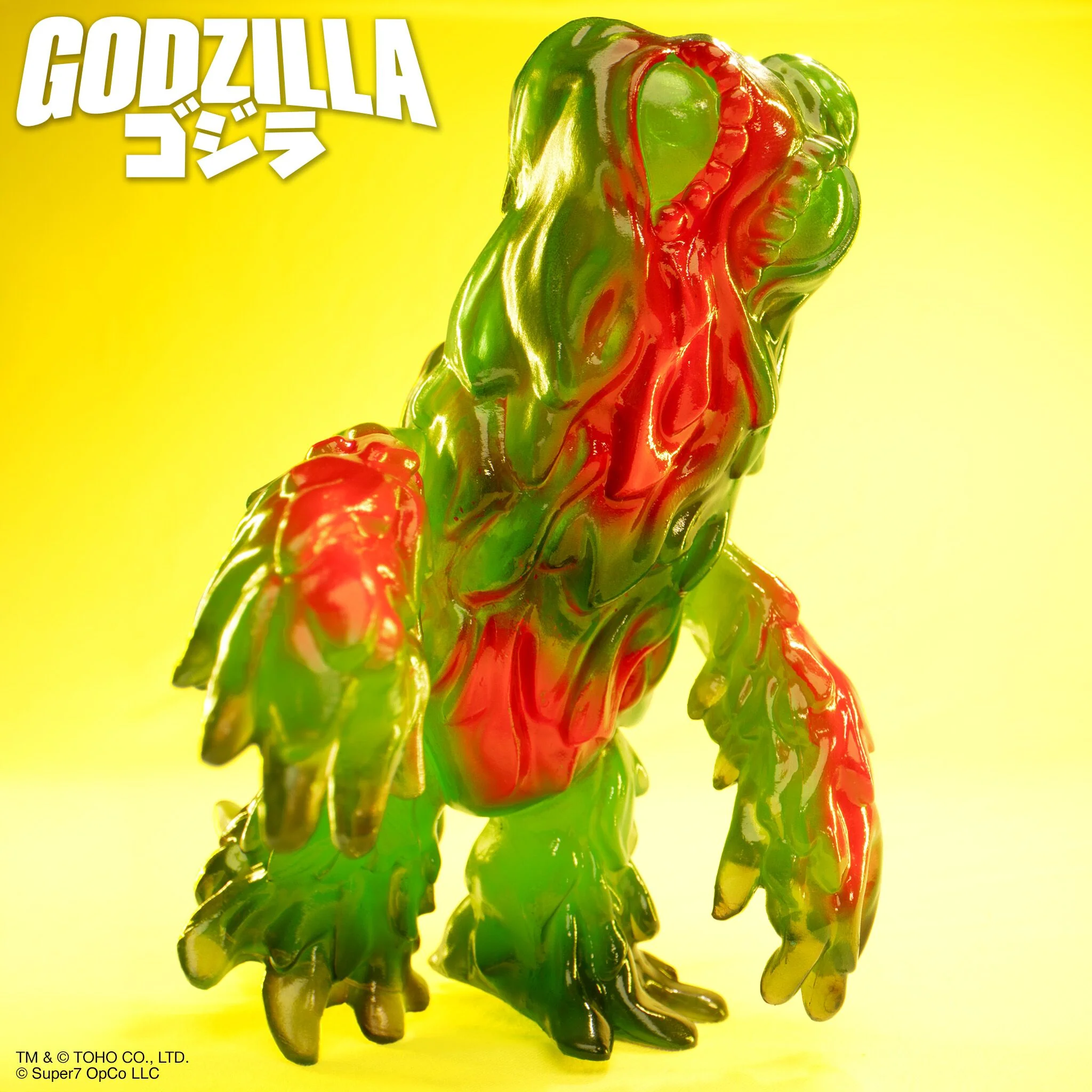 Toho ReAction Figures - Hedorah (Clear Green) - Image 2