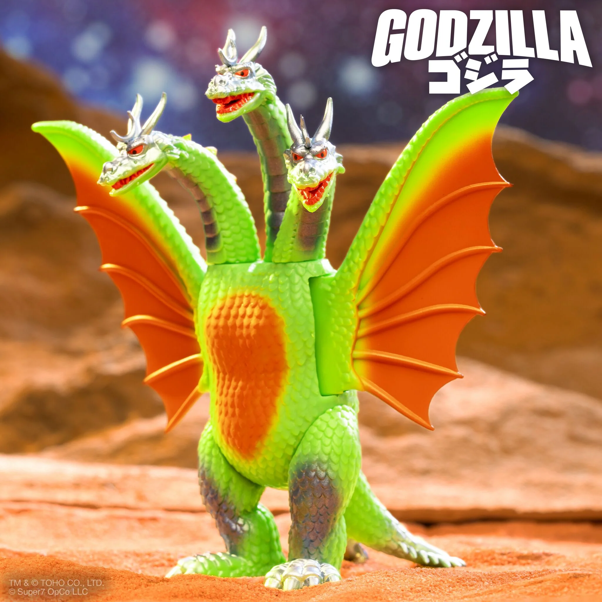 Toho ReAction Figures - King Ghidorah (Vintage 60th Anniversary) - Image 2