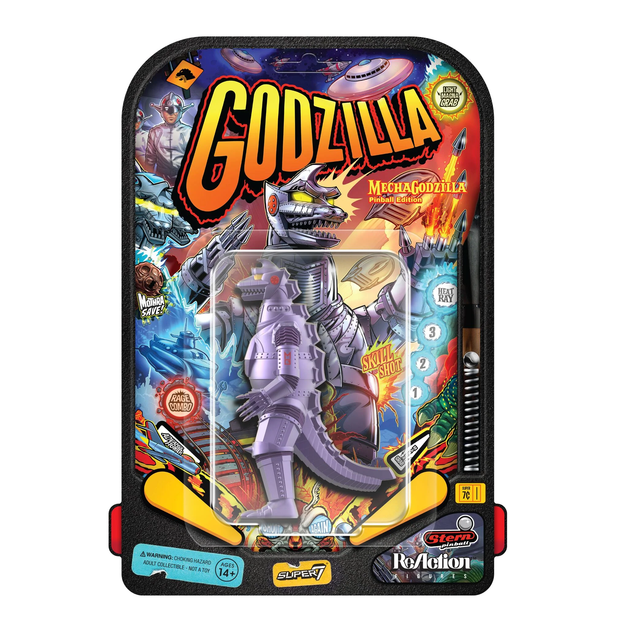 Toho ReAction Figures - Mechagodzilla '74 (Stern Pinball Recolor)