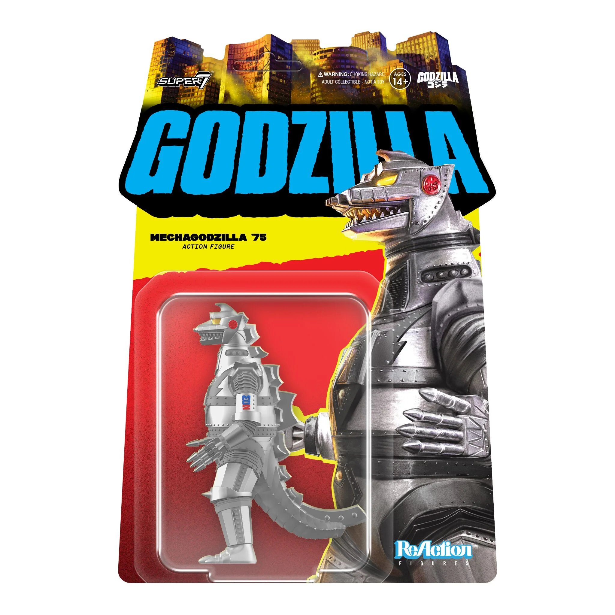 Toho ReAction Figures Wave 07 - Godzilla '84 (Heat Ray), Mechagodzilla (1975), Titanosaurus, Godzilla (Semi-Clear Green version) - Image 11