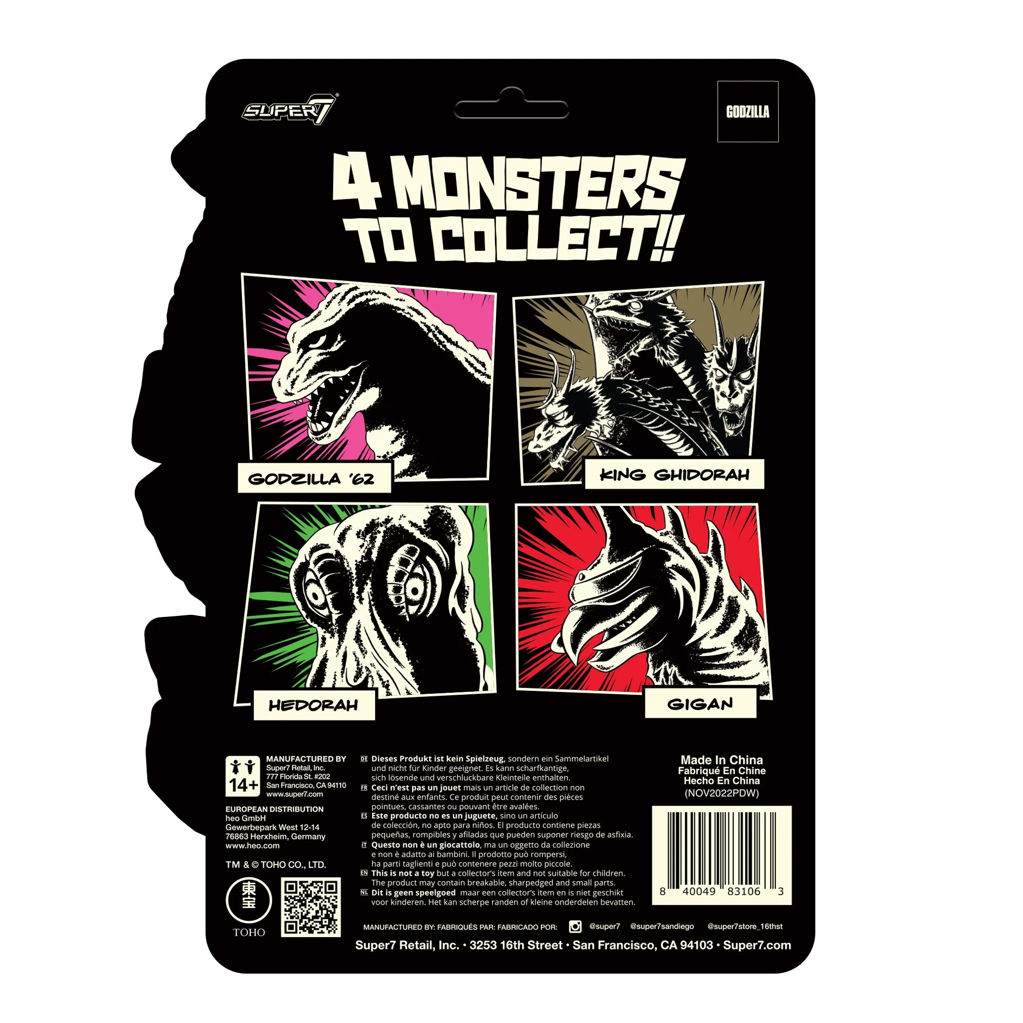 Toho ReAction Figures Wave 4 - Godzilla '62 (Glow) - Image 5
