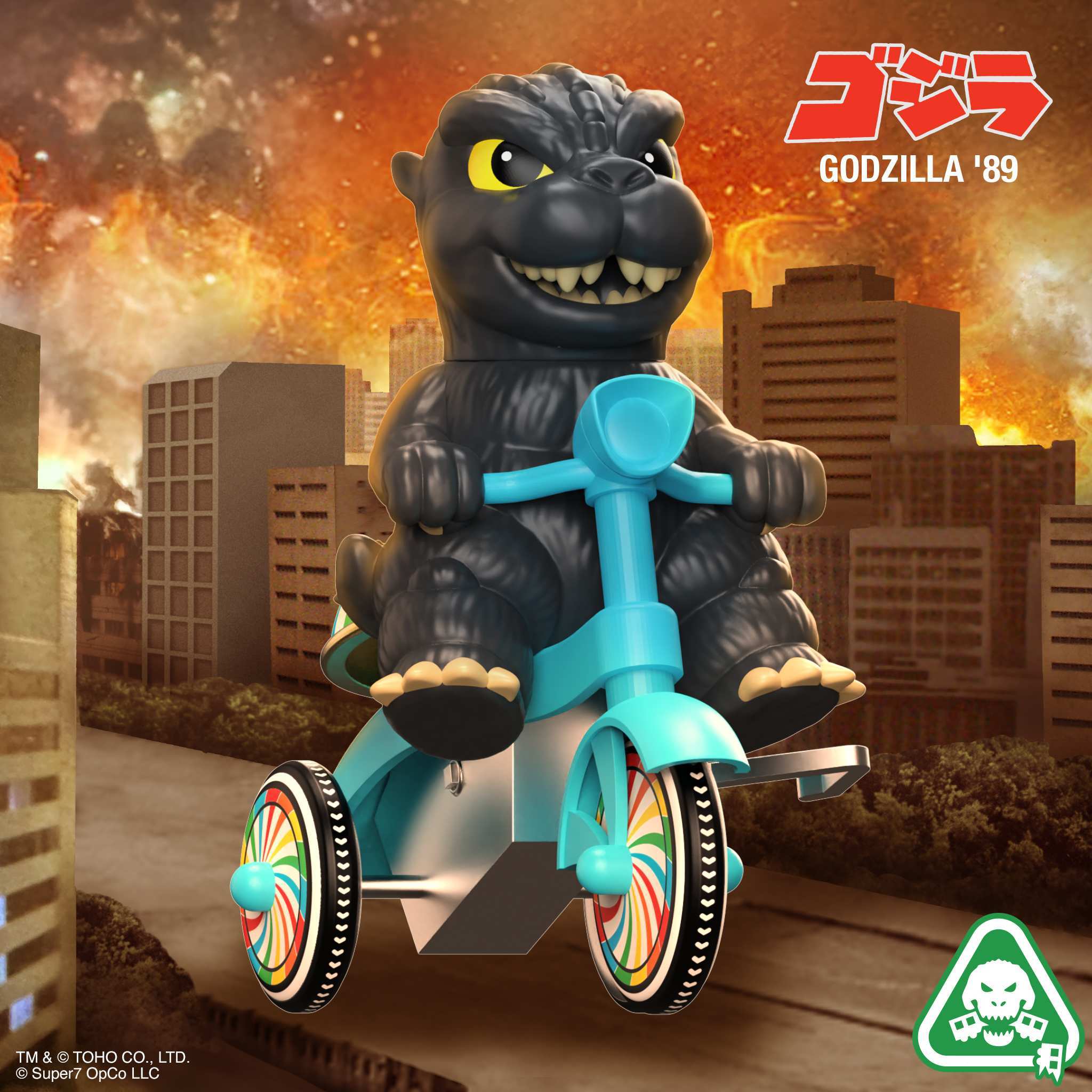 Toho Super Cycles - Godzilla '89 (Blue Trike) - Image 3