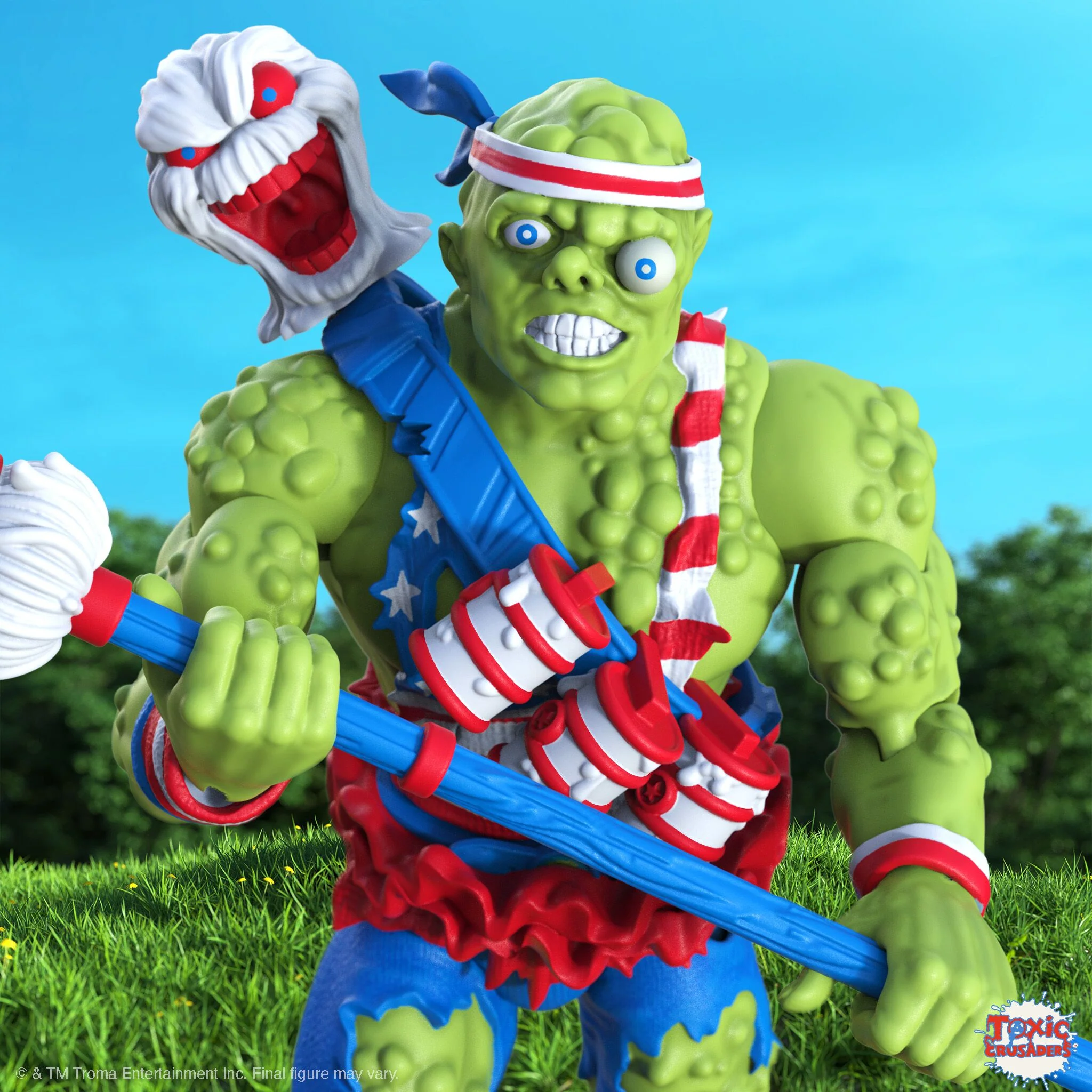 Toxic Crusader ULTIMATES! Wave 05 - Toxie (Vintage Toy America) - Image 3