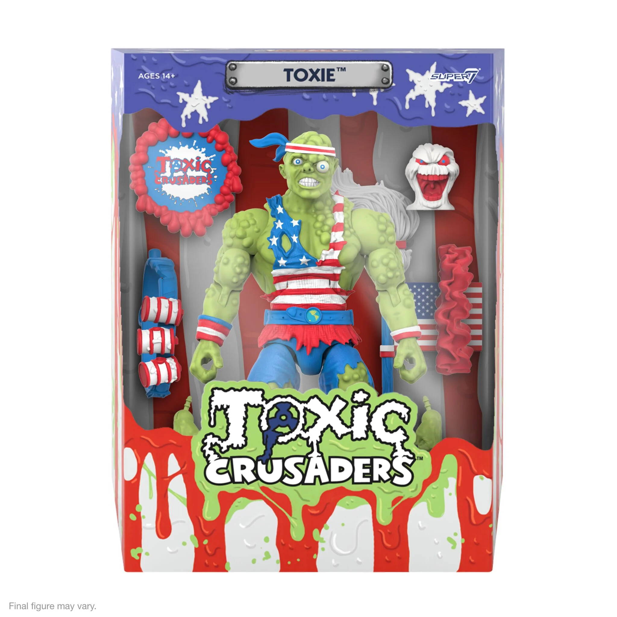 Toxic Crusader ULTIMATES! Wave 05 - Toxie (Vintage Toy America) - Image 4