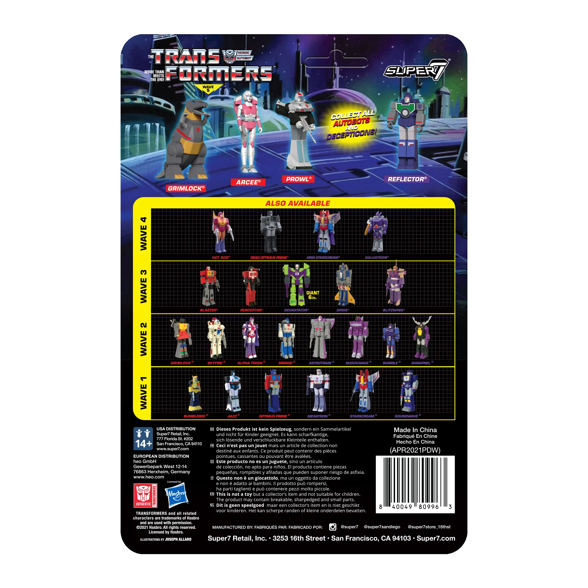 Transformers ReAction Figure Wave 5 - Grimlock Dino - Image 4