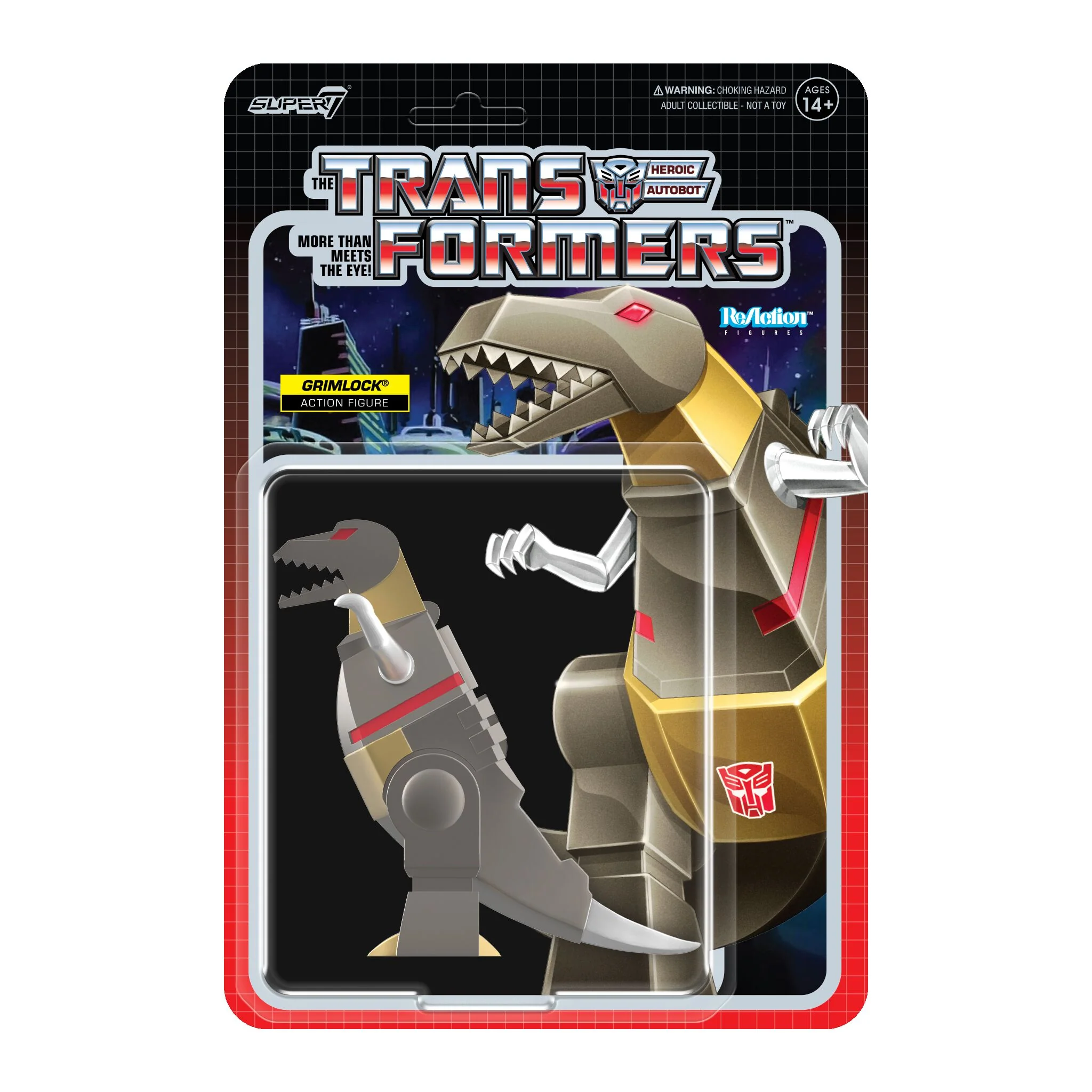 Transformers ReAction Figures Wave 08 - Grimlock (Metallic)