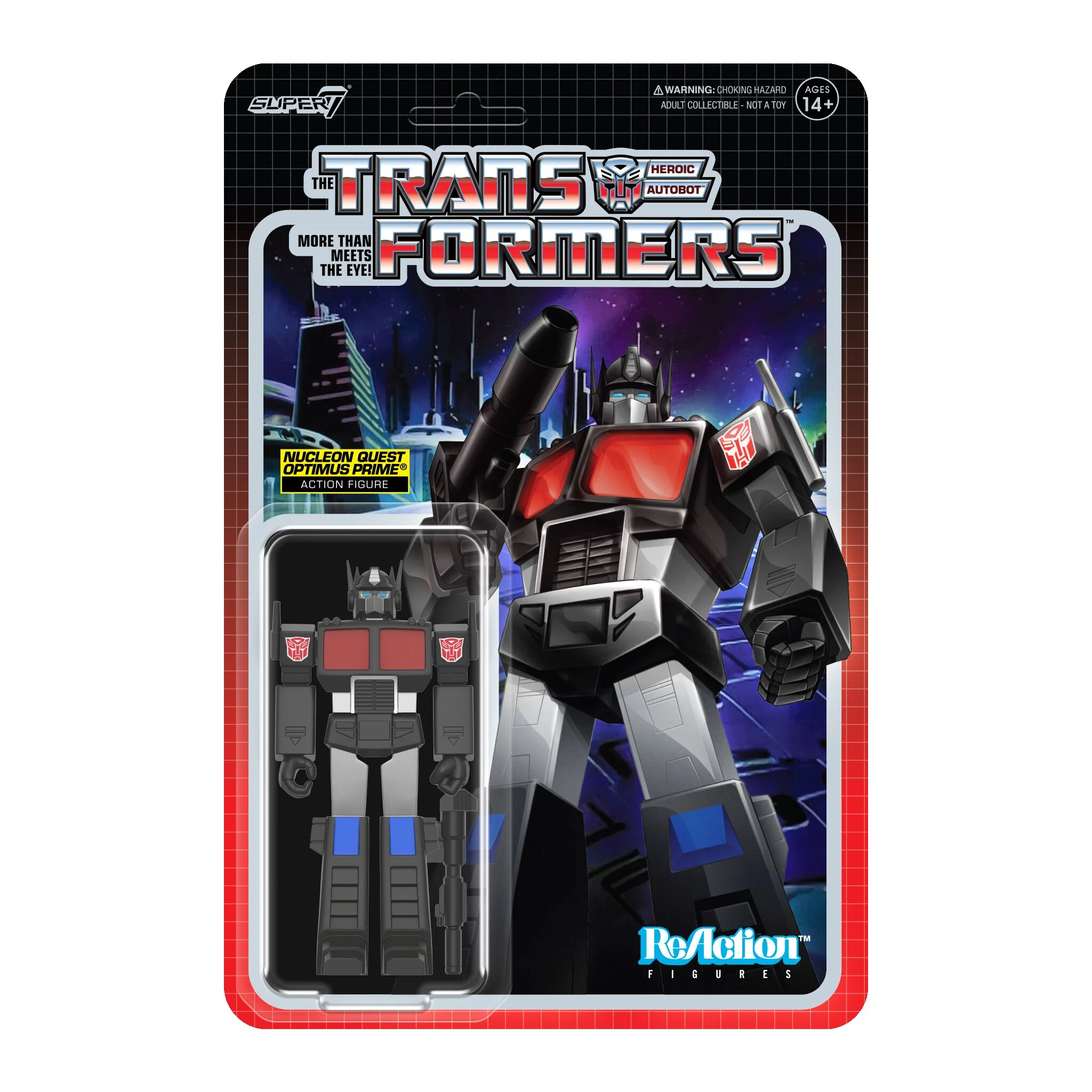 Transformers ReAction Figures Wave 08 - Optimus Prime (Nucleon Quest Special Mission)