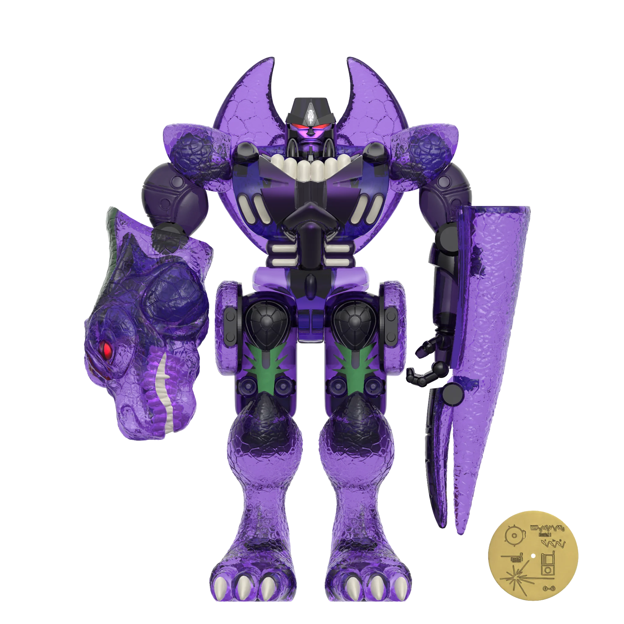 Transformers ReAction Wave 7 Beast Wars - Megatron (Clear) - Image 3