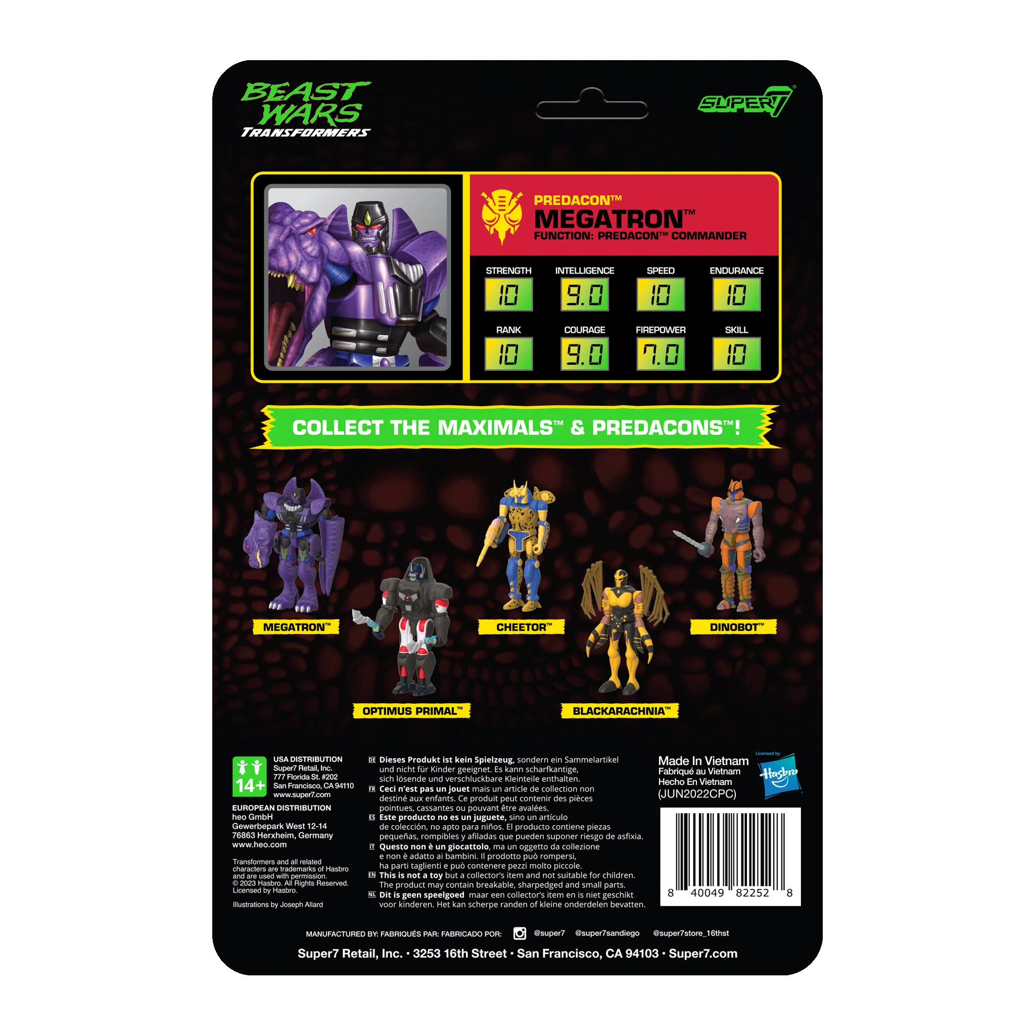 Transformers ReAction Wave 7 Beast Wars - Megatron (Clear) - Image 4