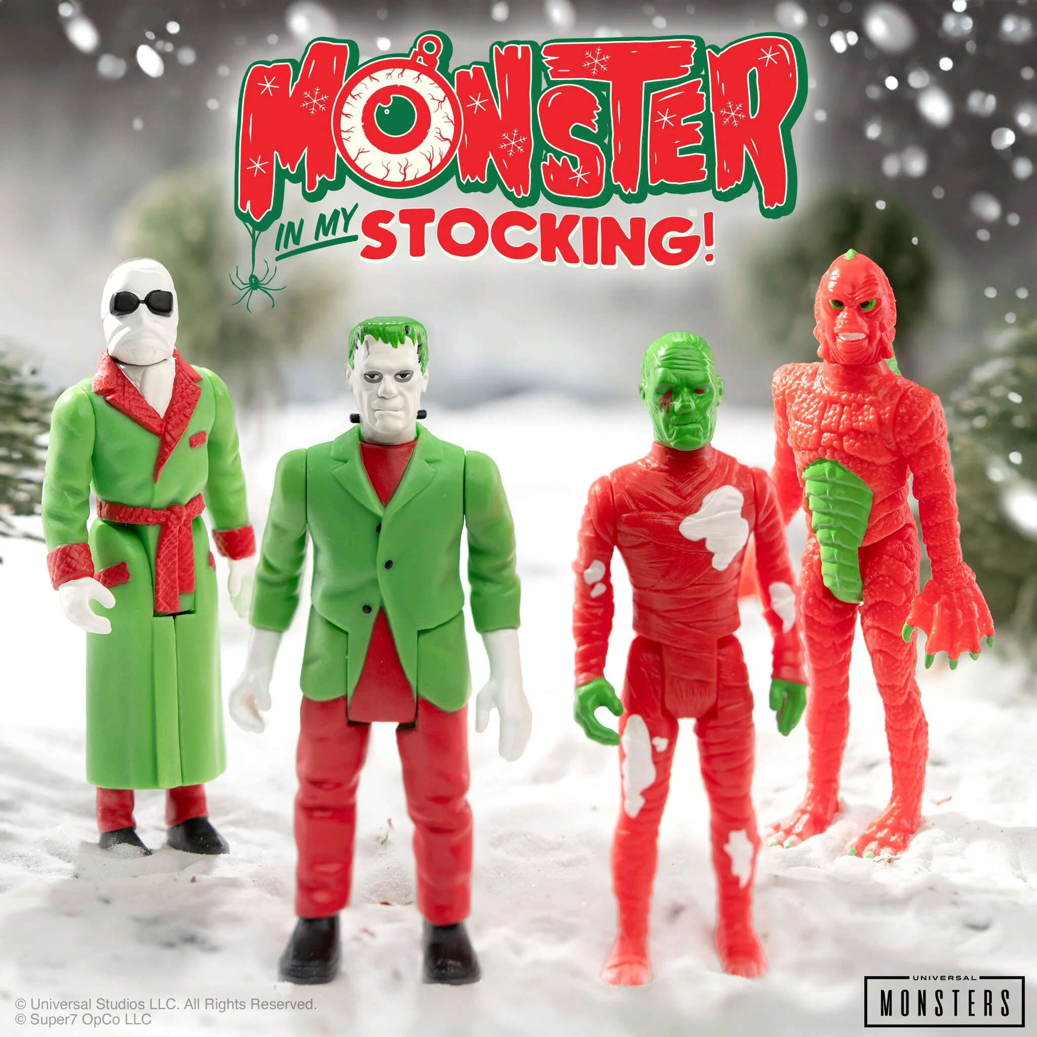 Universal Monsters Blind Box Wave 01 (Monster In My Stocking) - Blind Box Flat - Image 2
