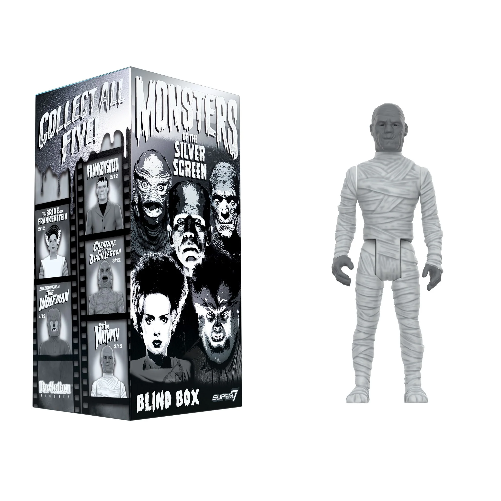 Universal Monsters Blind Box Wave 02 (Black & White) - Individual Blind Box - Image 11