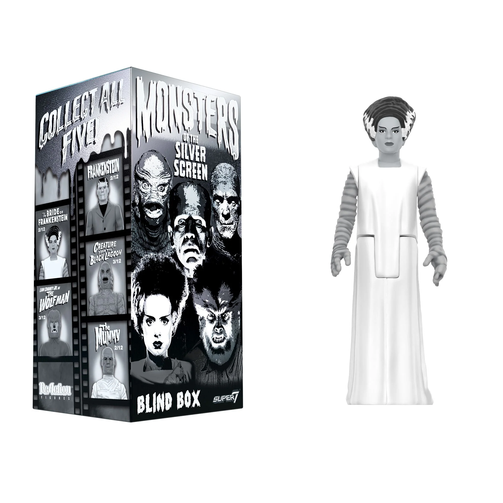 Universal Monsters Blind Box Wave 02 (Black & White) - Individual Blind Box - Image 5