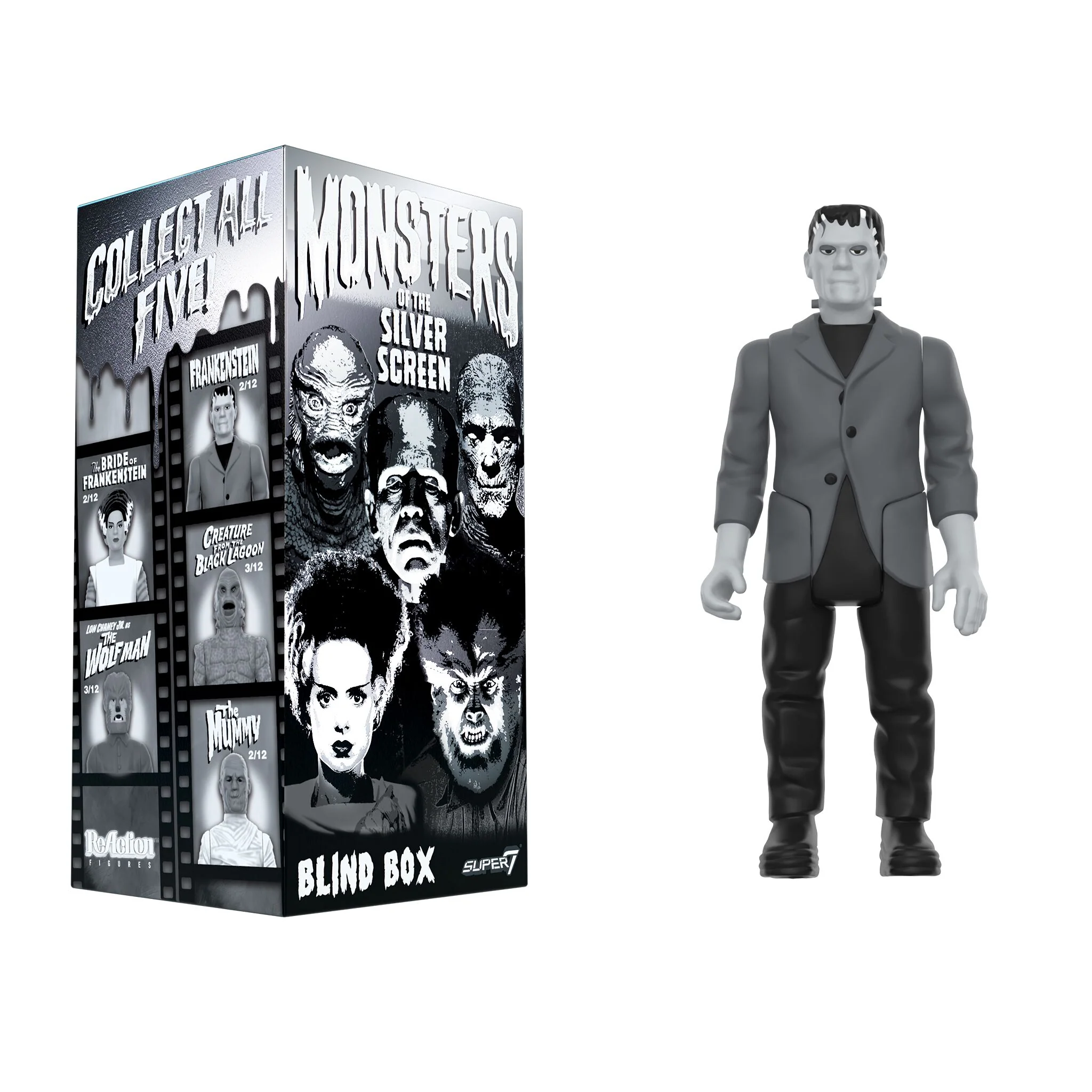 Universal Monsters Blind Box Wave 02 (Black & White) - Individual Blind Box - Image 9
