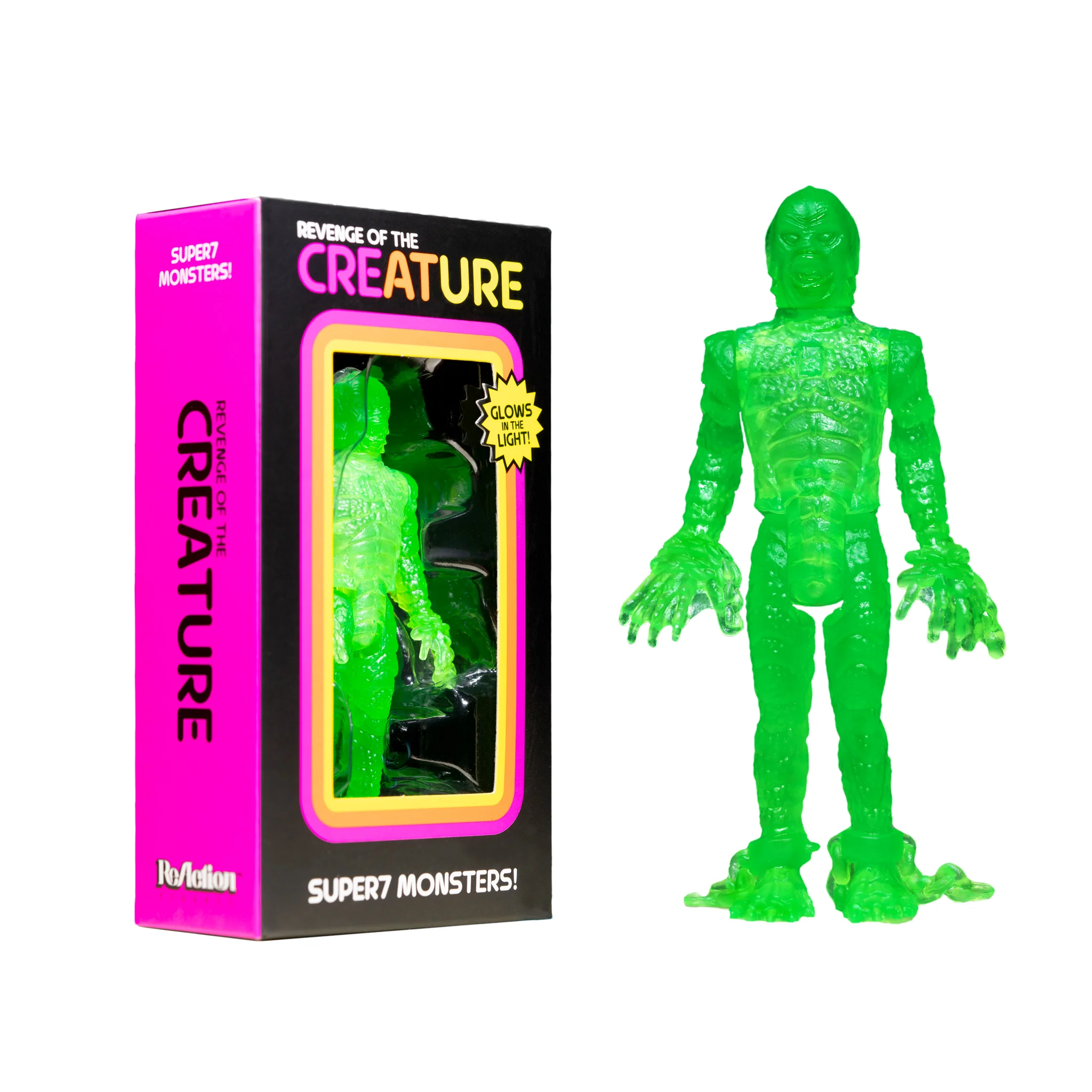 Universal Monsters ReAction Luminators - Full Set - Image 4