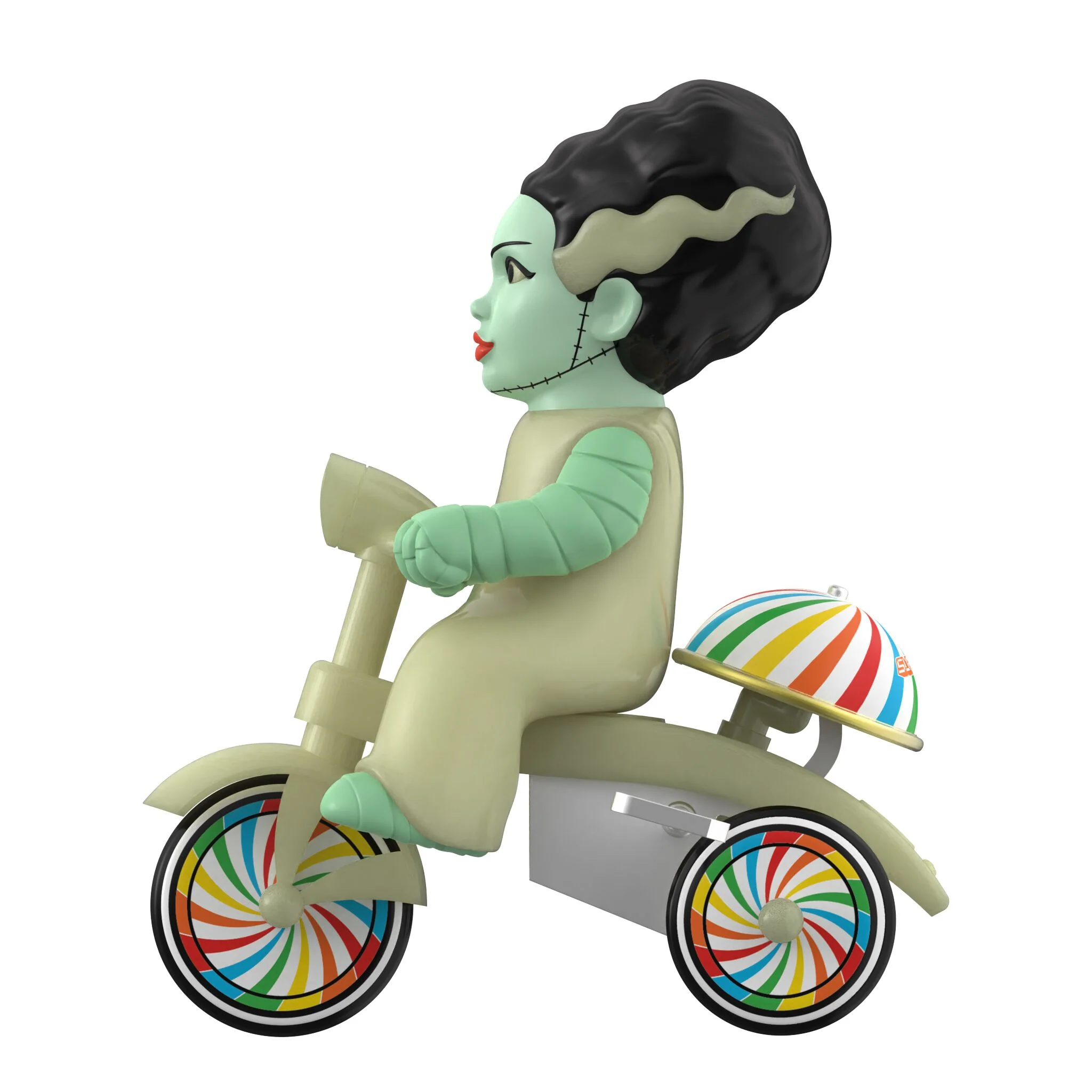 Universal Monsters Super Cycles - Bride of Frankenstein (Glow w/ Glow Trike) - Image 5