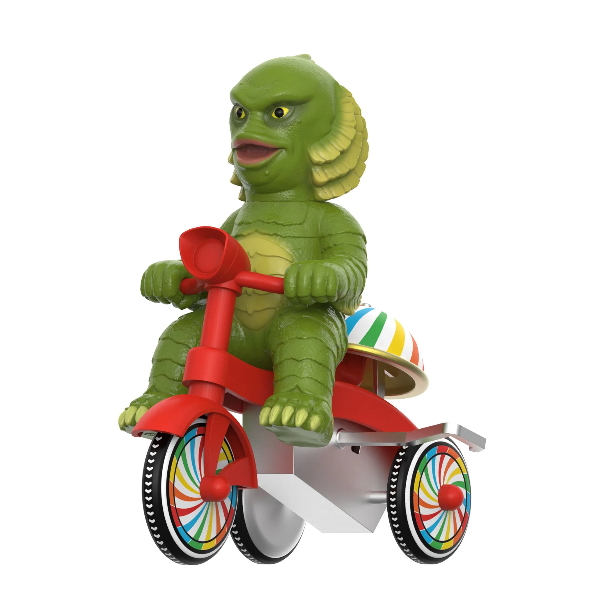 Universal Monsters Super Cycles - Creature from Black Lagoon (Light Green w/ Red Trike) - Image 3