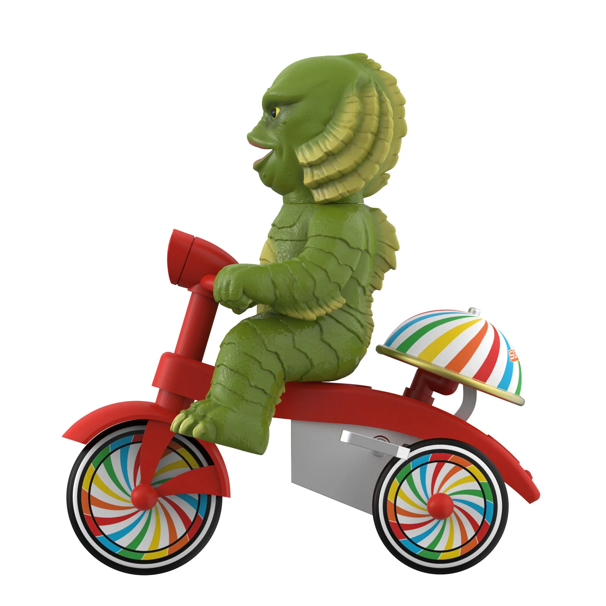 Universal Monsters Super Cycles - Creature from Black Lagoon (Light Green w/ Red Trike) - Image 5
