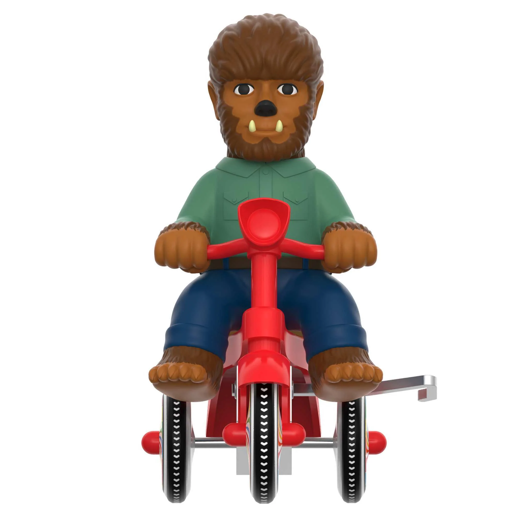 Universal Monsters Super Cycles - The Wolf Man (Brown w/ Red Trike) - Image 3